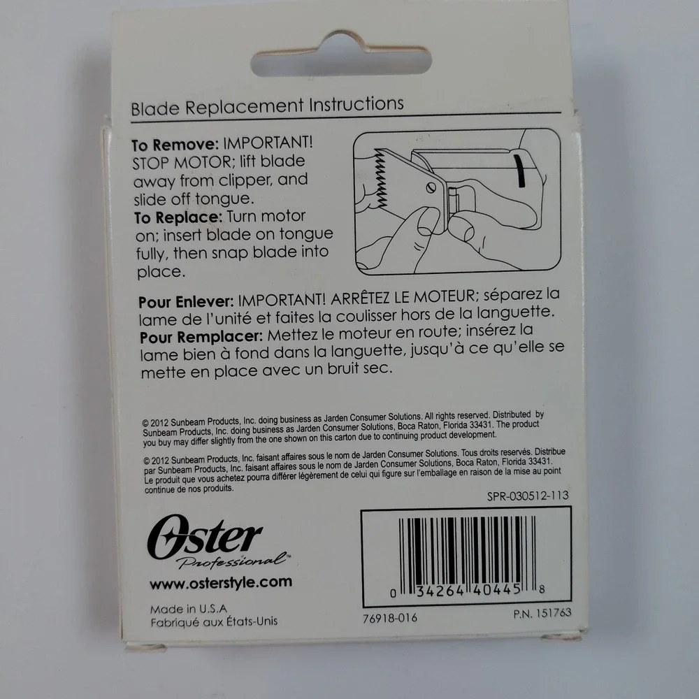 Oster Clipper Blade Classic 76 Size 0000 76918-016 1/100